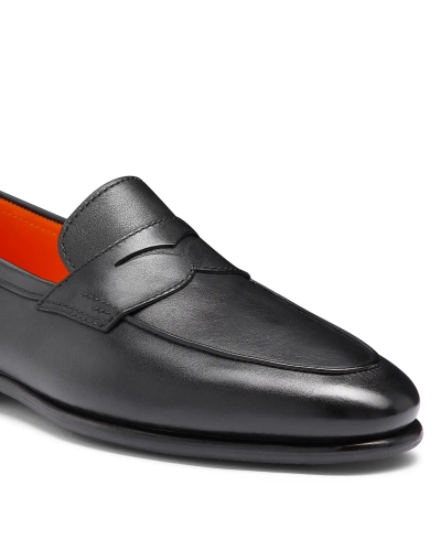 Santoni - Loafer Carlos - Goodyear - Black