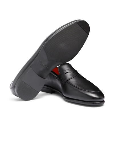 Santoni - Loafer Carlos - Goodyear - Black