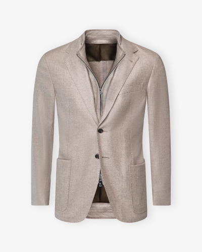 Corneliani - jacket wool cashmere - Greige