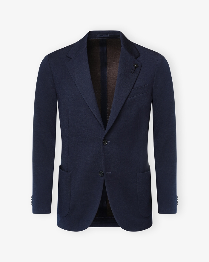 LARDINI Lardini x Loro Piana - Jacket wool stretch - Navy