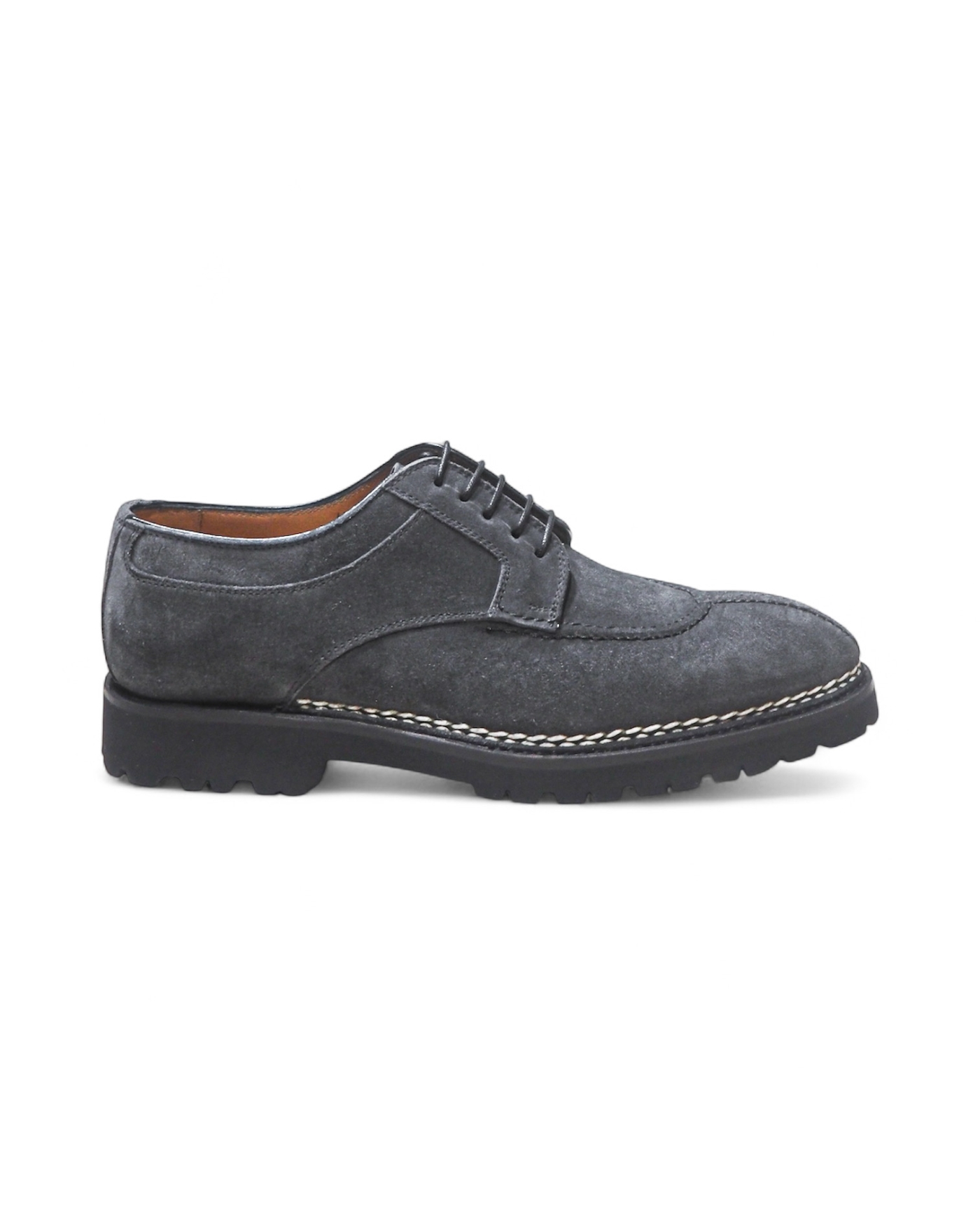 Bontoni - Magnifico calfskin laces - Grey suede