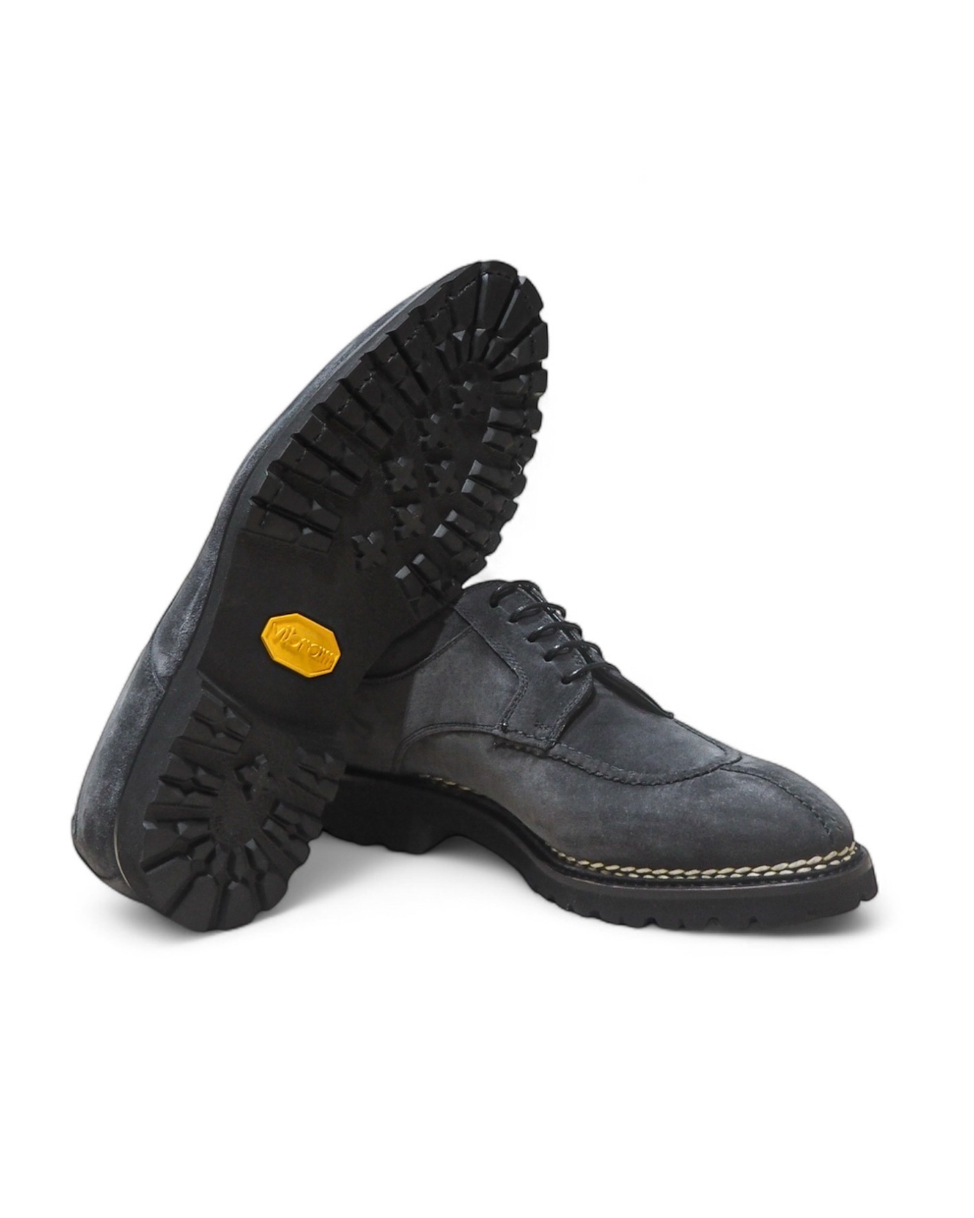 Bontoni - Magnifico calfskin laces - Grey suede