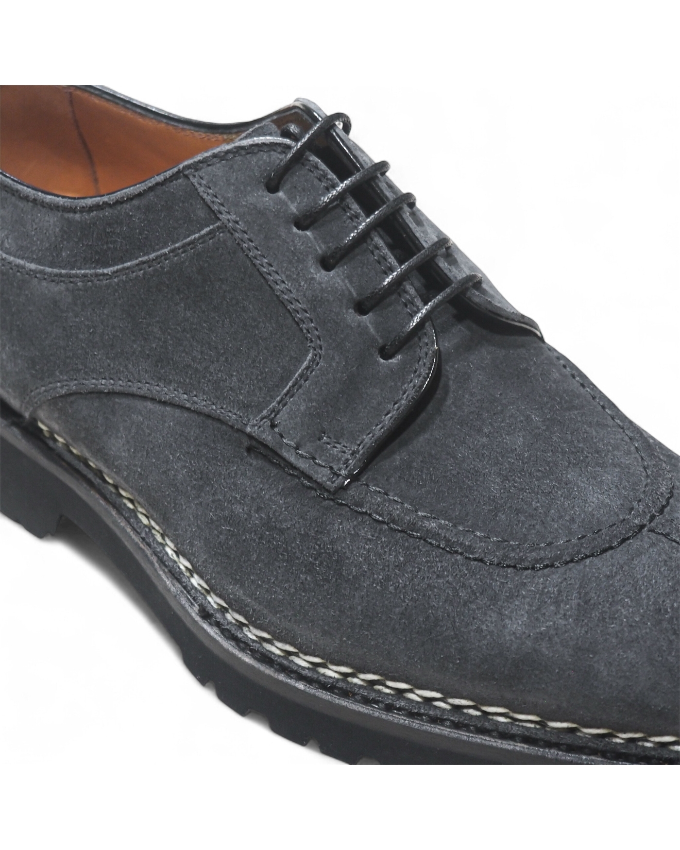 Bontoni - Magnifico calfskin laces - Grey suede