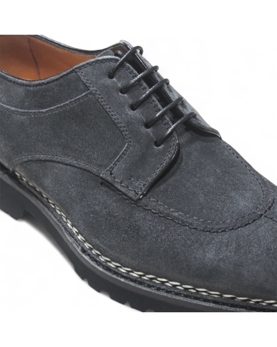 Bontoni - Magnifico calfskin laces - Grey suede