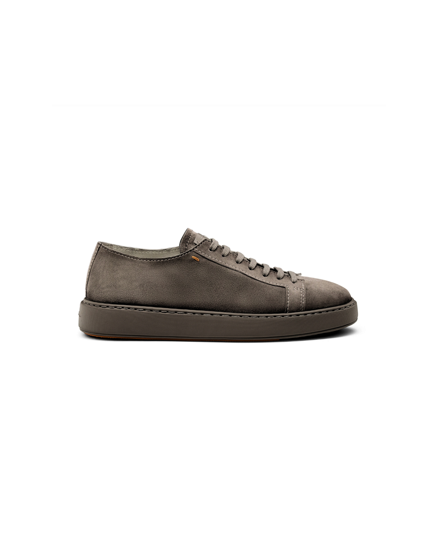 Santoni - Sneaker calf silk suede - Brown