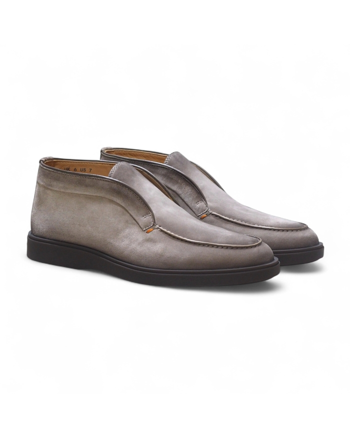 SANTONI Santoni - Desert boot calf silk suede - Taupe 160089134