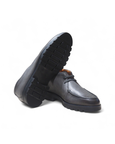 Santoni - Calf leather desert boot rock - Grey