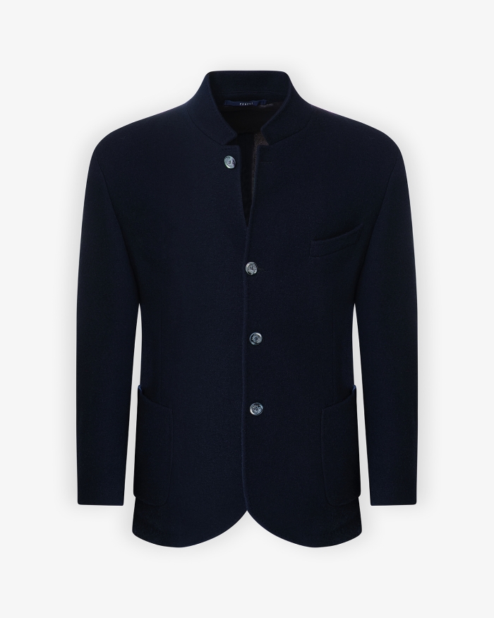 FEDELI Fedeli - Jacket cashmere - Dark blue 160170309