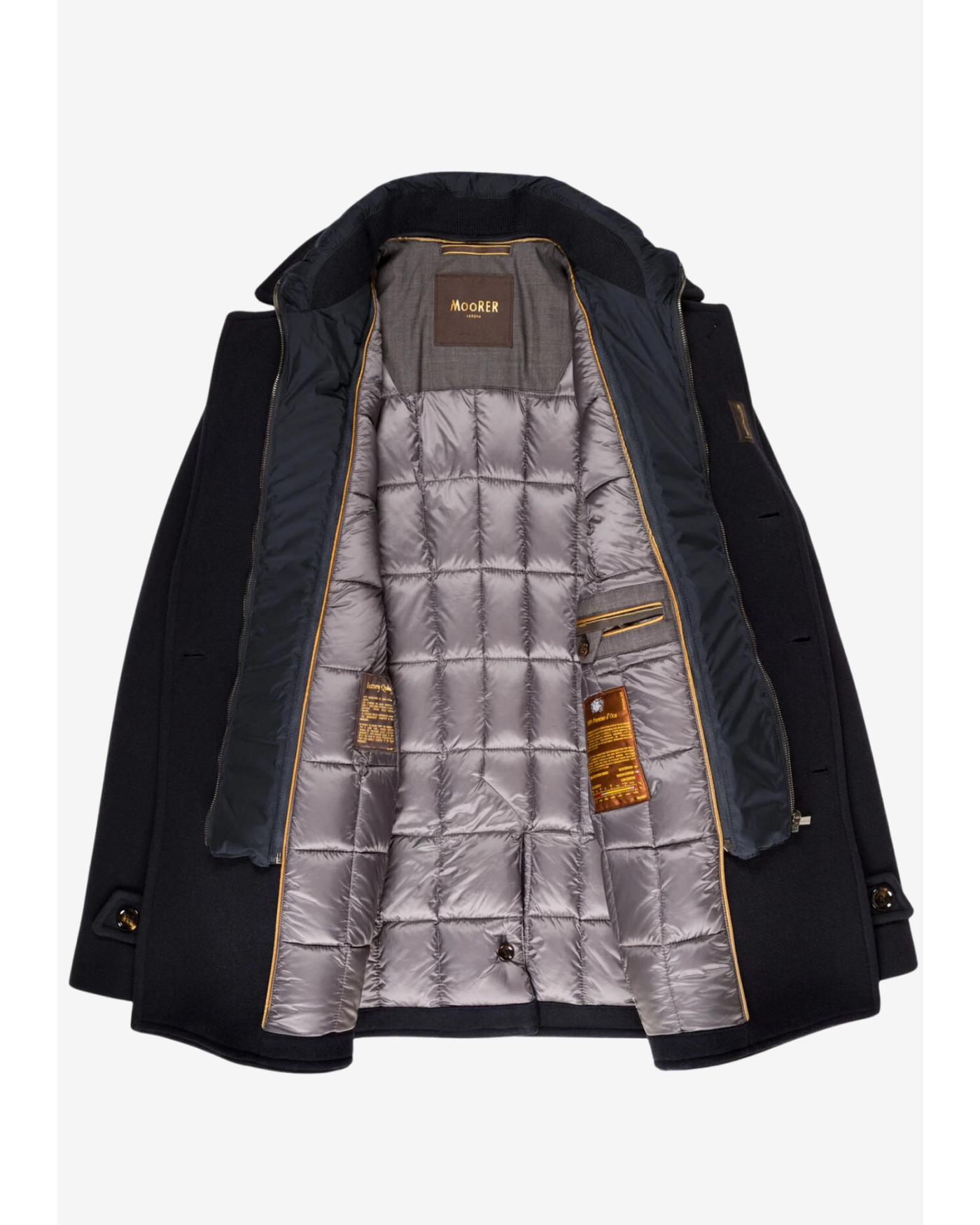 MooRER - Peacoat wool cashmere - Navy