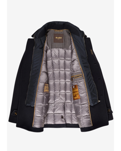 MooRER - Peacoat wool cashmere - Navy